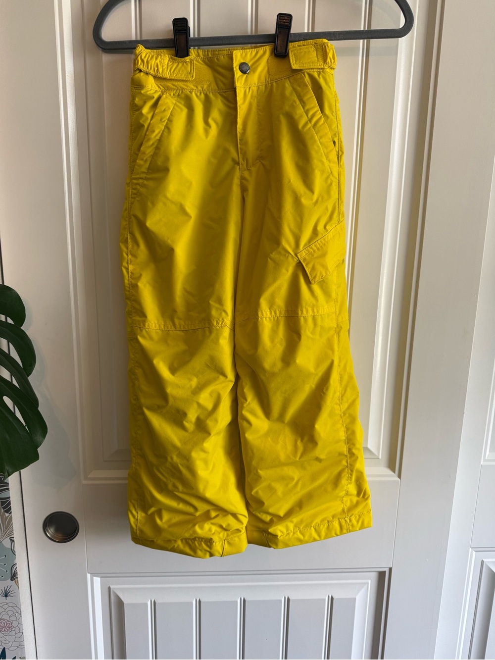 Columbia Youth Yellow Ice Slope II Insulated Ski Snow Pants Size XS Extra Small